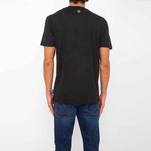 Мужская футболка PHILIPP PLEIN T-shirt Round Neck SS NERO