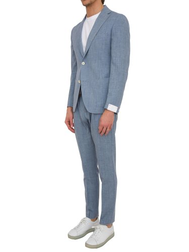 Чоловічий класичний костюм ELEVENTY  SOFT SUIT PANT JOGGER BLU DENIM