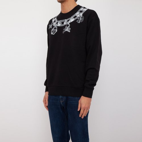 Чоловіча толстовка PHILIPP PLEIN Sweatshirt LS NERO