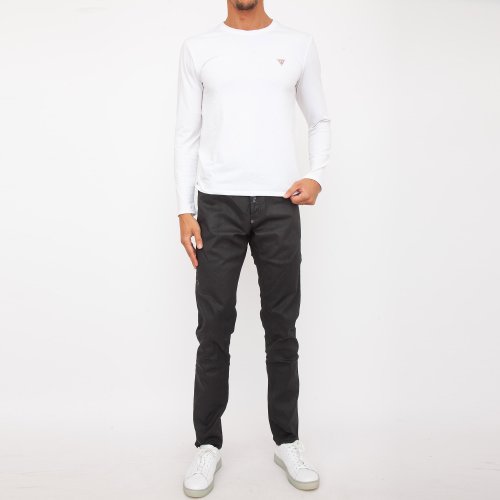 Мужские джинсы PHILIPP PLEIN Denim Trousers Super Straight Cut Premium Skull NERO