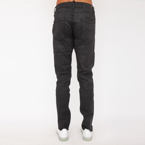 Мужские джинсы PHILIPP PLEIN Denim Trousers Super Straight Cut Premium Skull NERO