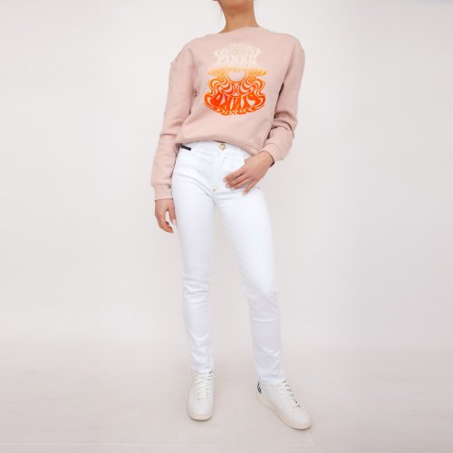 Жіночі джинси PHILIPP PLEIN Denim Trousers Regular fit BIANCO