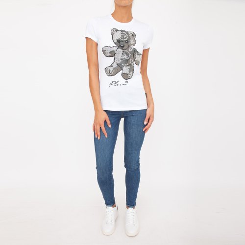 Женская футболка PHILIPP PLEIN T-shirt Sexy Pure BIANCO