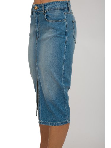Довга спідниця FRACOMINA SKIRT BLU DENIM