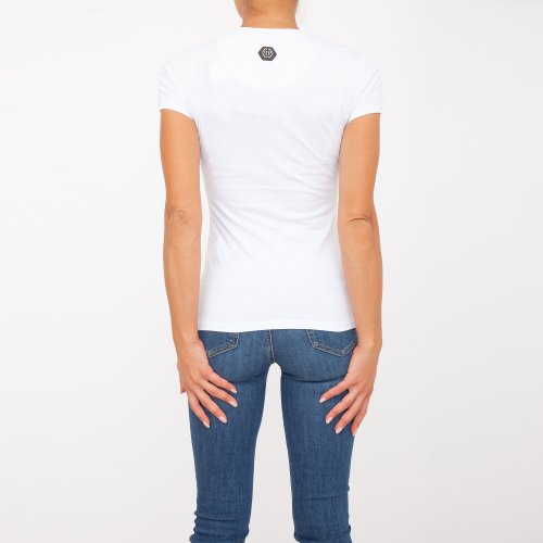 Женская футболка PHILIPP PLEIN T-shirt Sexy Pure BIANCO