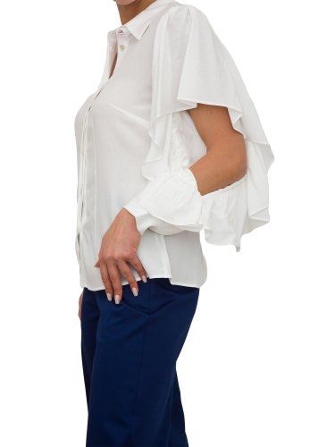 Жіноча сорочка з довгим рукавом FRACOMINA SHIRT BIANCO