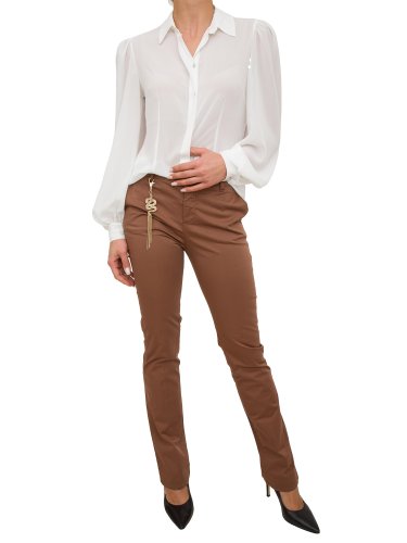 Женские повседневные брюки FRACOMINA PANTS MARRONE