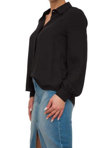 Жіноча сорочка з довгим рукавом FRACOMINA SHIRT NERO