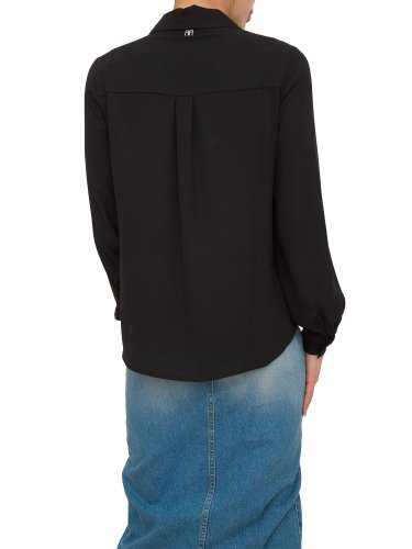 Жіноча сорочка з довгим рукавом FRACOMINA SHIRT NERO