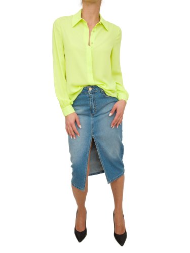 Жіноча сорочка з довгим рукавом FRACOMINA SHIRT VERDE
