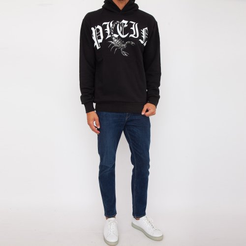 Чоловіча толстовка PHILIPP PLEIN Hoodie sweatshirt Scorpion NERO