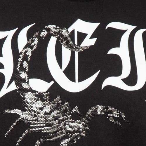Чоловіча толстовка PHILIPP PLEIN Hoodie sweatshirt Scorpion NERO