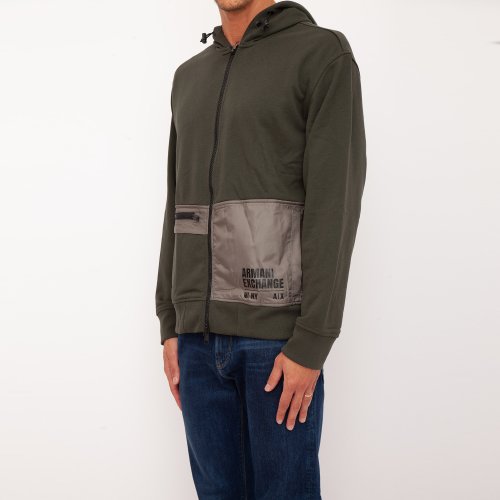 Чоловіча толстовка ARMANI EXCHANGE SWEATSHIRT VERDE