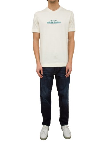 Чоловіча футболка EMPORIO ARMANI T-SHIRT AVORIO