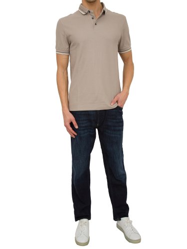 Мужское поло EMPORIO ARMANI POLO SHIRT TAUPE