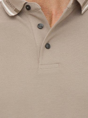 Мужское поло EMPORIO ARMANI POLO SHIRT TAUPE