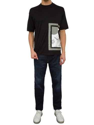 Мужская футболка EMPORIO ARMANI T-SHIRT NERO