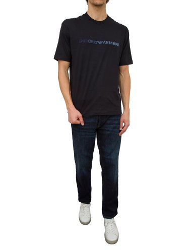 Мужская футболка EMPORIO ARMANI T-SHIRT BLU