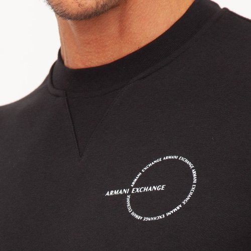 Чоловіча толстовка ARMANI EXCHANGE SWEATSHIRT NERO