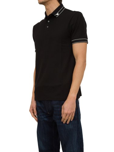 Мужское поло EMPORIO ARMANI POLO SHIRT NERO