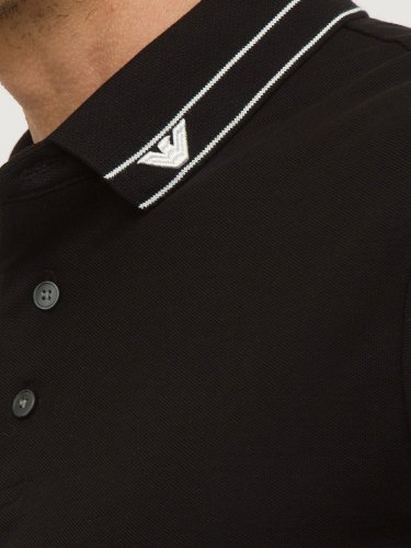 Мужское поло EMPORIO ARMANI POLO SHIRT NERO
