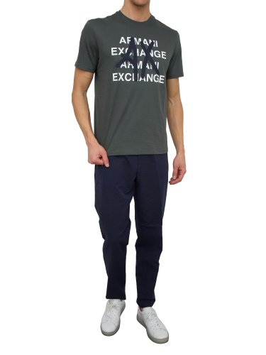 Чоловіча футболка  ARMANI EXCHANGE T-SHIRT VERDE