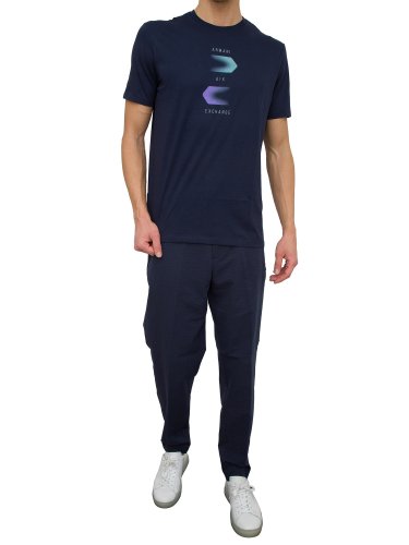 Чоловіча футболка  ARMANI EXCHANGE T-SHIRT BLU