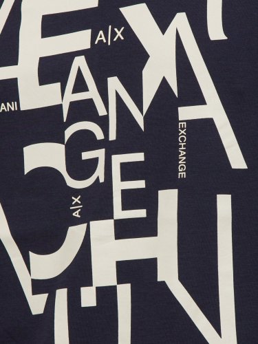 Чоловіча футболка  ARMANI EXCHANGE T-SHIRT BLU