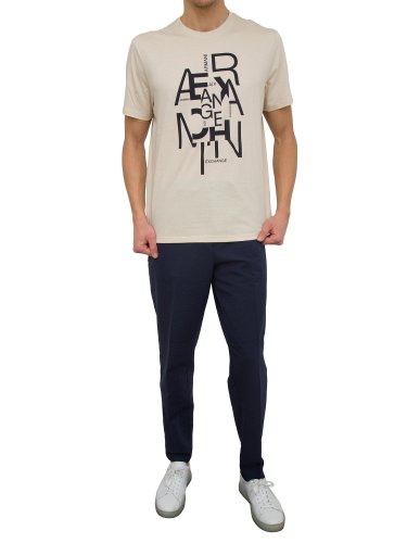 Чоловіча футболка  ARMANI EXCHANGE T-SHIRT BEIGE