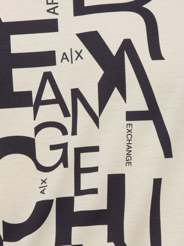 Чоловіча футболка  ARMANI EXCHANGE T-SHIRT BEIGE