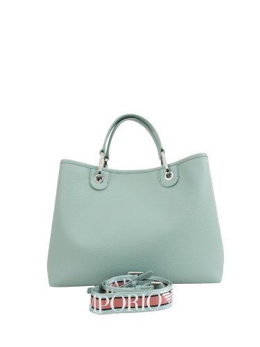 Женская сумка с ручками EMPORIO ARMANI SHOPPING BAG ACQUAMARINA