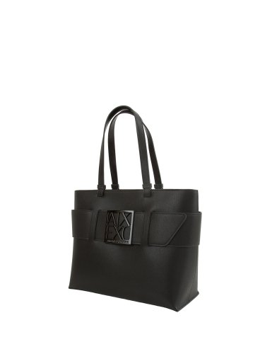 Женская сумка с ручками ARMANI EXCHANGE WOMAN'S SHOPPING NERO