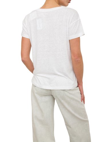 Жіноча футболка  ARMANI EXCHANGE T-SHIRT GIROCOLLO BIANCO