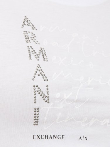 Женская футболка ARMANI EXCHANGE T-SHIRT BIANCO