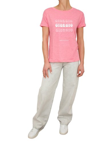 Жіноча футболка  ARMANI EXCHANGE T-SHIRT ROSA