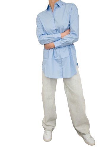 Женская рубашка с длинным рукавом ARMANI EXCHANGE CAMICIA AZZURRO