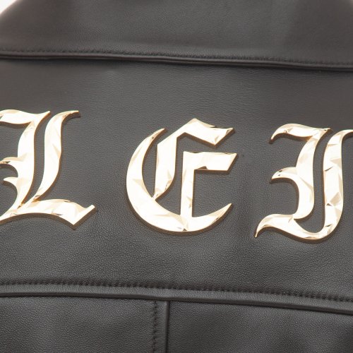Жіноча куртка PHILIPP PLEIN Leather Biker Jacket NERO