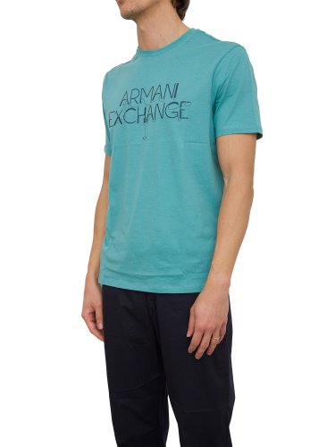 Чоловіча футболка  ARMANI EXCHANGE T-SHIRT ACQUAMARINA