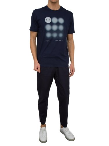 Чоловіча футболка  ARMANI EXCHANGE T-SHIRT BLU