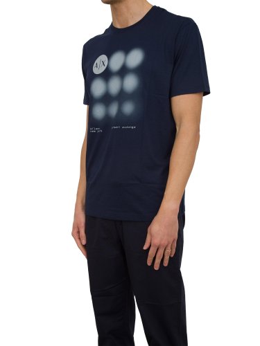 Чоловіча футболка  ARMANI EXCHANGE T-SHIRT BLU