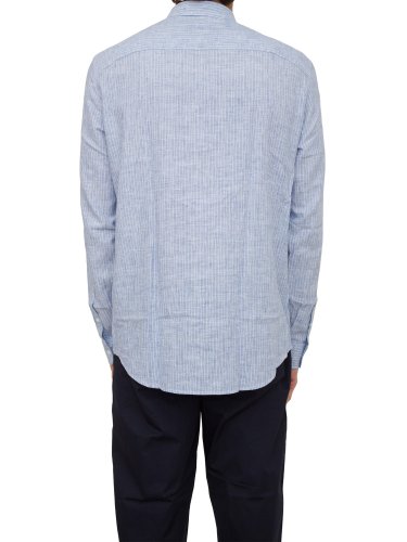 Чоловіча сорочка з довгим рукавом ARMANI EXCHANGE CAMICIA BLU