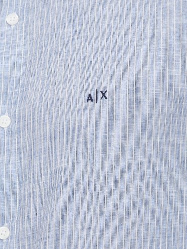 Чоловіча сорочка з довгим рукавом ARMANI EXCHANGE CAMICIA BLU