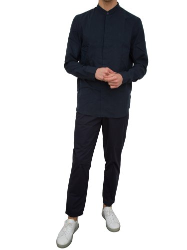 Чоловіча сорочка з довгим рукавом ARMANI EXCHANGE CAMICIA BLU