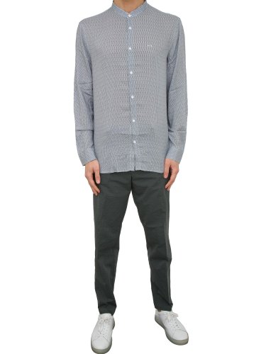 Чоловіча сорочка з довгим рукавом ARMANI EXCHANGE CAMICIA BLU