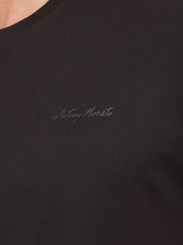 Чоловіча футболка ANTONY MORATO MAGLIA TAGLIATA MANICA CORTA NERO