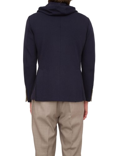 Мужской пиджак ELEVENTY SINGLE-BREASTED JACKET WITH BIB BLU