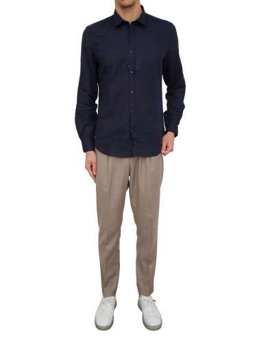 Мужская рубашка с длинным рукавом ANTONY MORATO CAMICIA MANICA LUNGA BLU