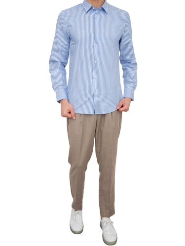 Мужская рубашка с длинным рукавом ANTONY MORATO CAMICIA MANICA LUNGA AZZURRO