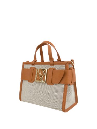 Жіноча сумка з ручками ARMANI EXCHANGE WOMAN'S BIG TOTE CUOIO