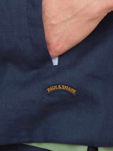 Чоловічий жилет PAUL&SHARK GILET IN COTONE BLU